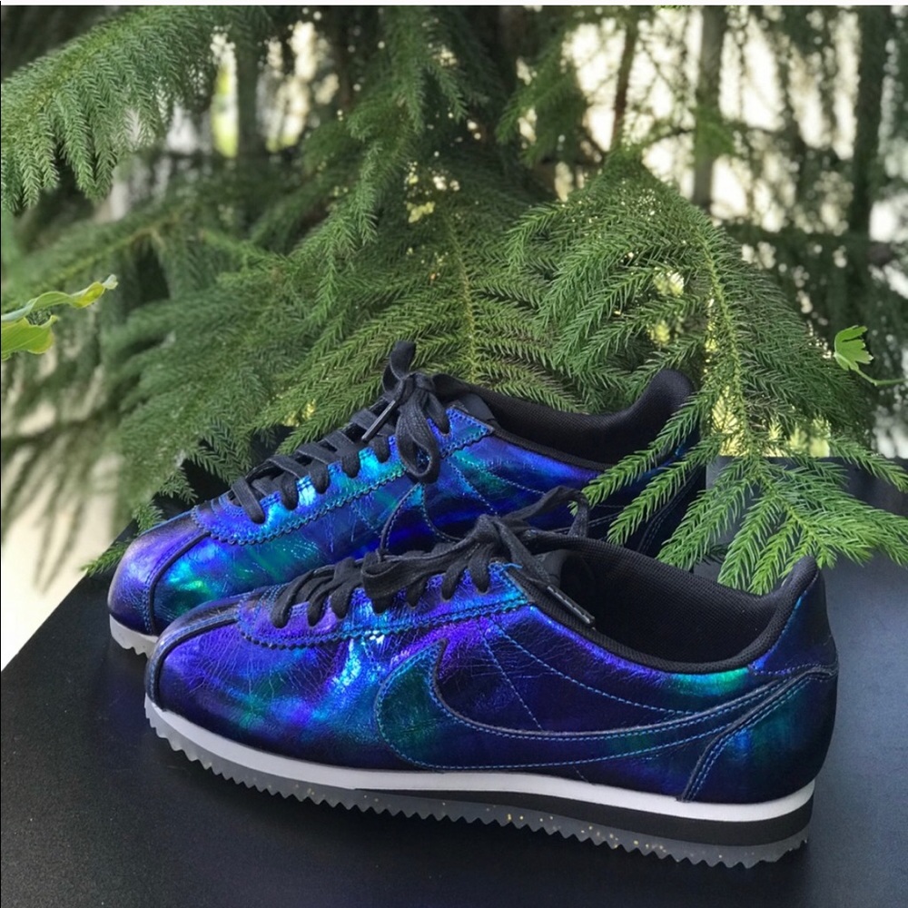 NWT Nike Classic Cortez Leather Mica Blue WMNS - Picture 3 of 7